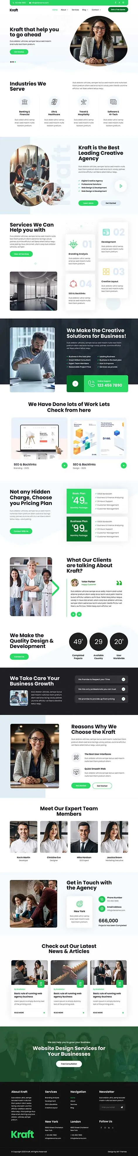 SEO Friendly WordPress Theme that improves search visibility