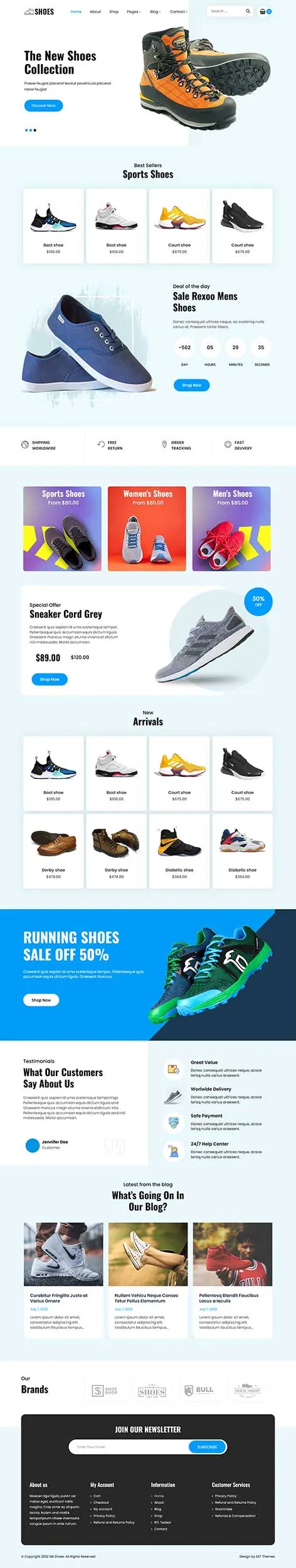 Shoe Repair WordPress Theme for Local Shops and Footwear Service Providers