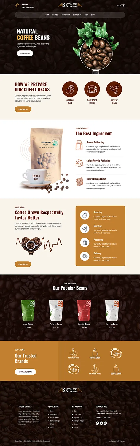 Single Product WordPress Theme