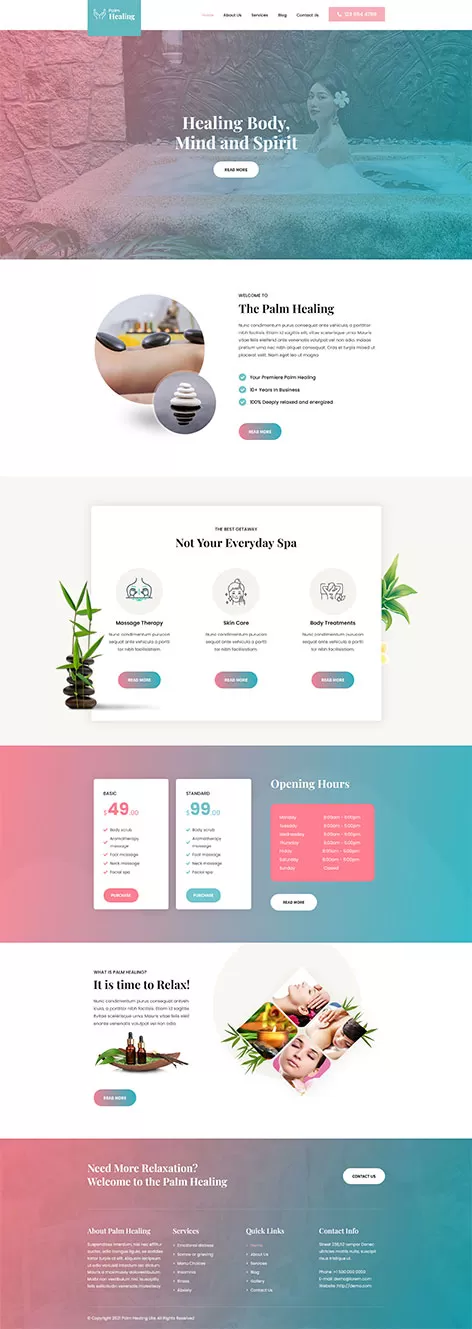 Skin Beauty WordPress Theme