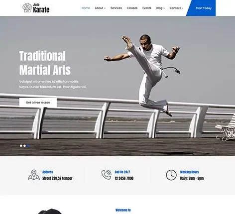 Sports blog WordPress Theme