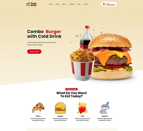 Free Street Food WordPress Theme and Template for Food Trucks & Vendors Website