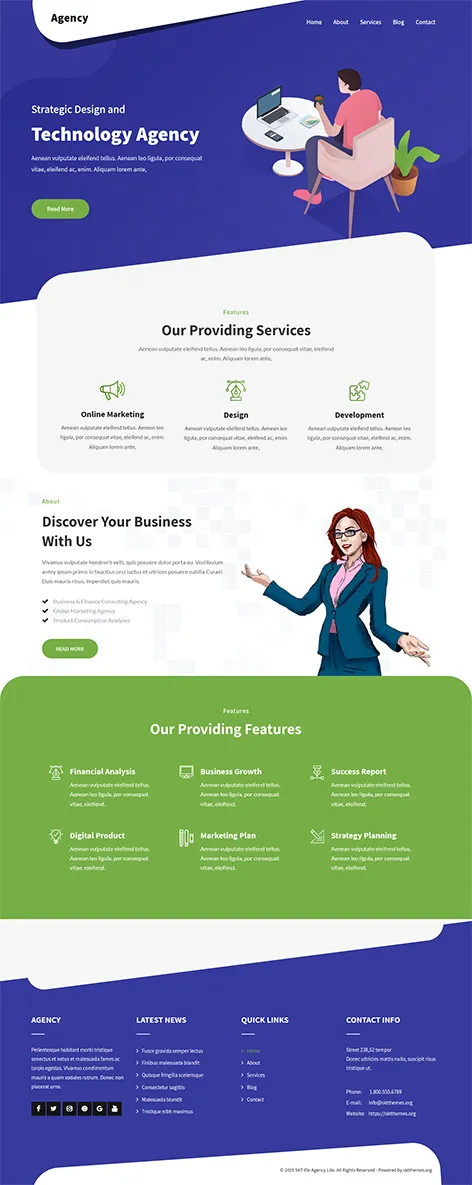Free Studio WordPress Theme & Template with Stylish Design for Agencies & Creatives by Pinnacle Themes.