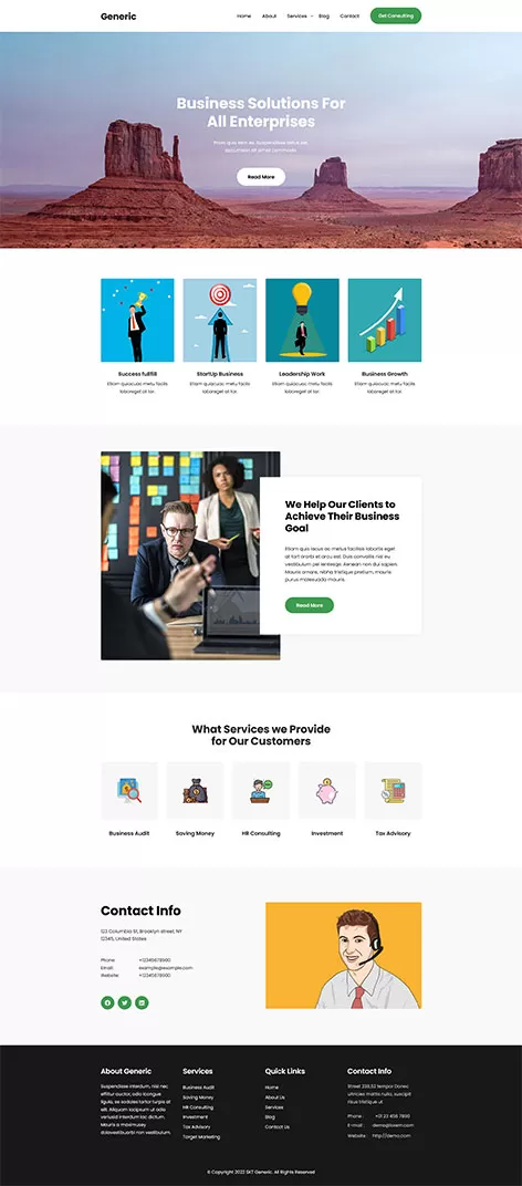 Free Stylish WordPress Theme for Elegant Website Design by Pinnacle Themes