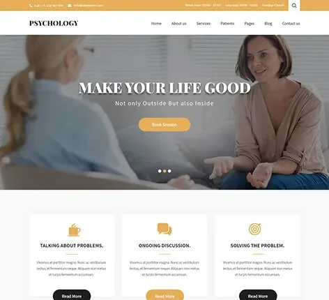Therapists WordPress Theme