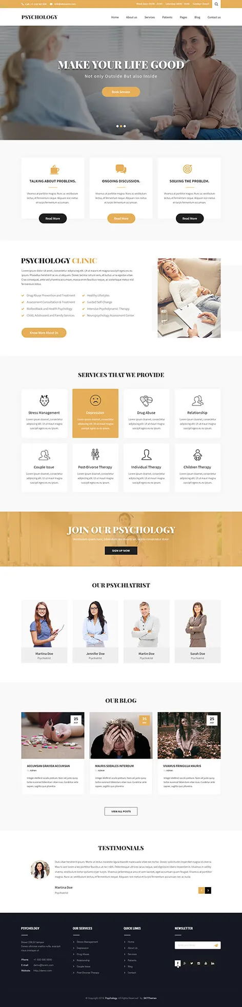 Therapists WordPress Theme