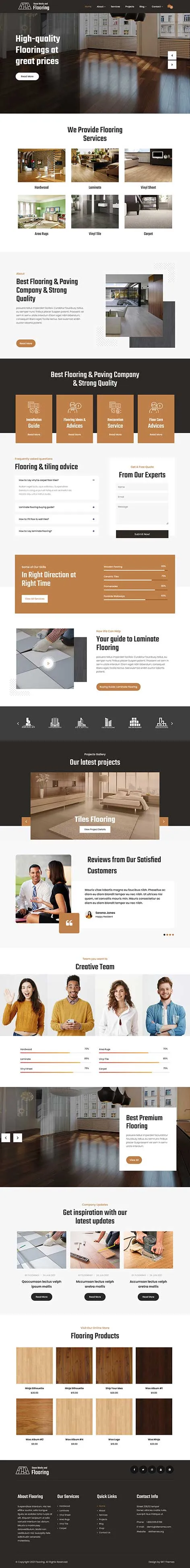 Tile Contractor WordPress Theme