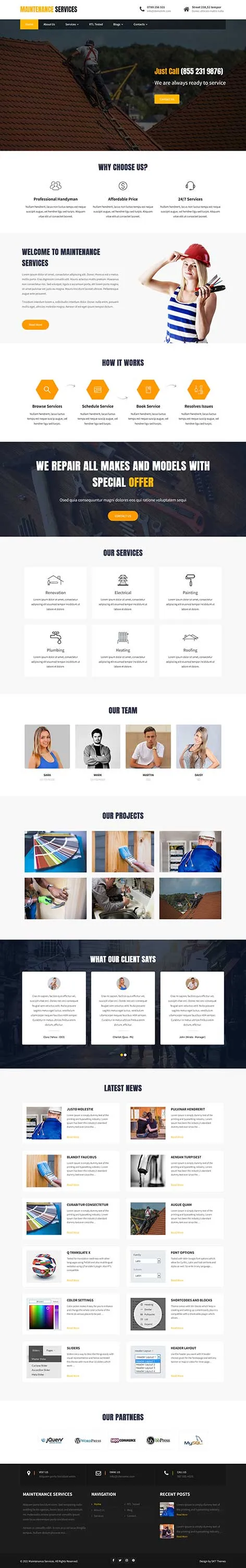 Tools Shop WordPress Theme