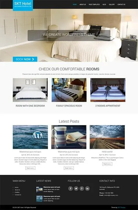 Tour Operator WordPress Theme