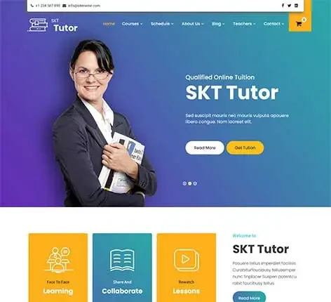 Tutor LMS WordPress Theme