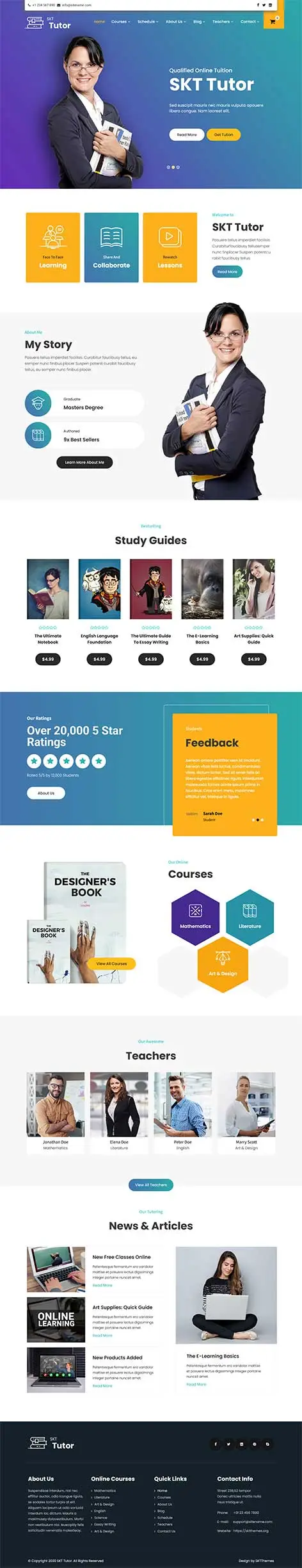 Tutor LMS WordPress Theme