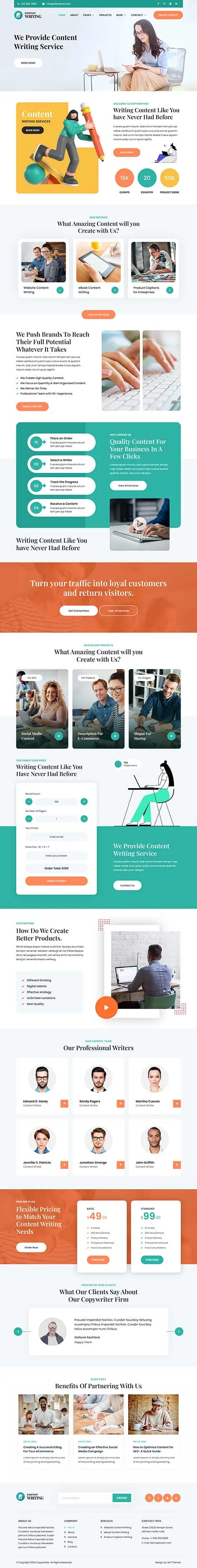 Typography WordPress Theme