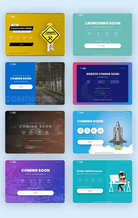 Under Construction WordPress Theme