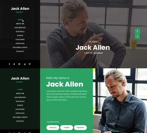 Vertical Menu WordPress Theme