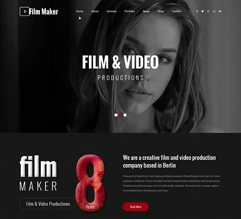 Video Header WordPress Theme
