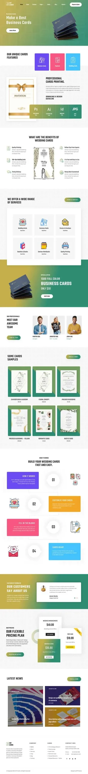 Visiting Card Design