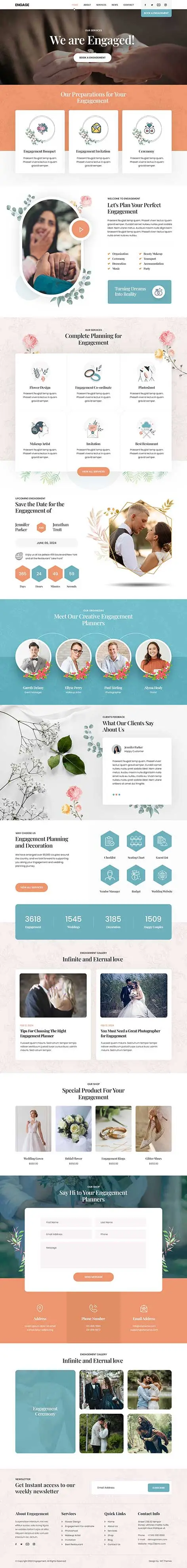 Wedding Website Template