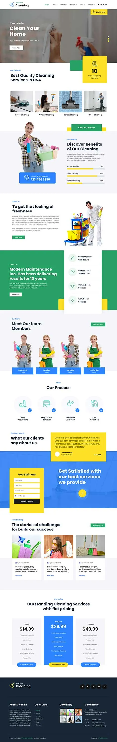 Window Cleaning WordPress Theme