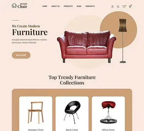 Wooden Furniture WordPress Theme