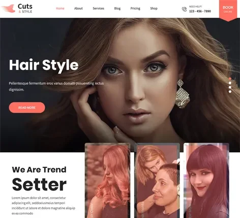 Free Fashion Stylist WordPress Theme
