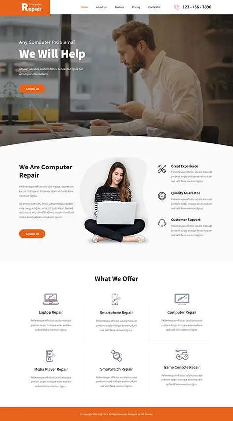 1 Unique Free Most Creative WordPress Theme Design