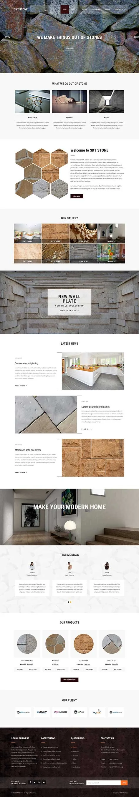 Gravel WordPress Theme