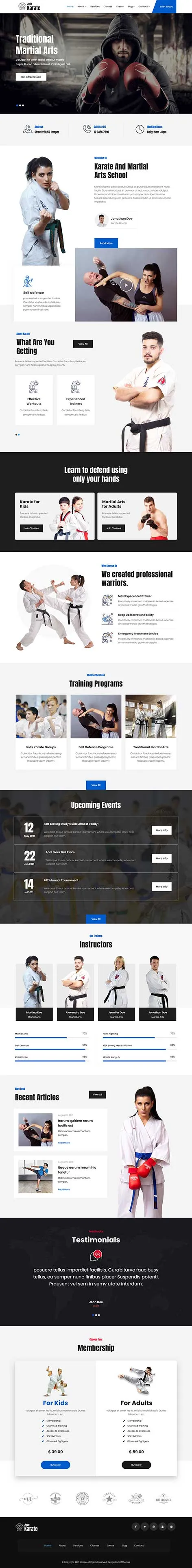 Gymnastics WordPress Theme