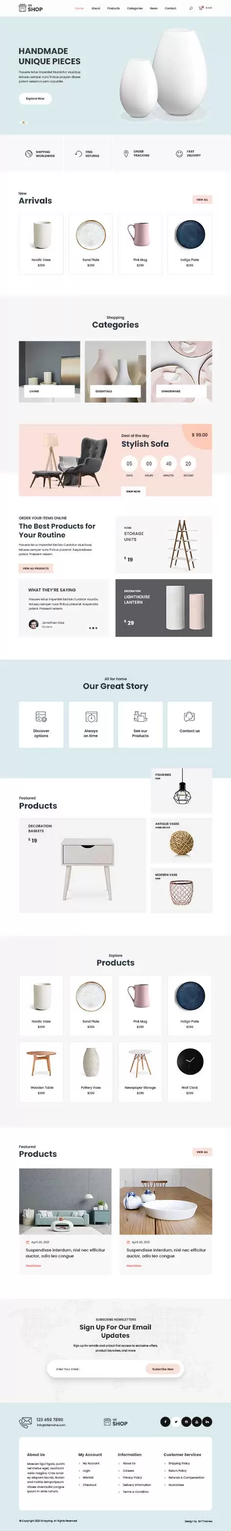 Handmade Shop WordPress Theme