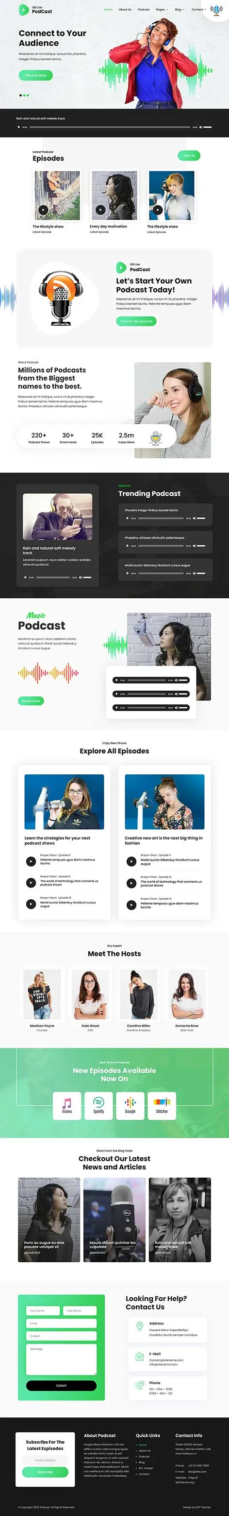 Harmonic WordPress Theme