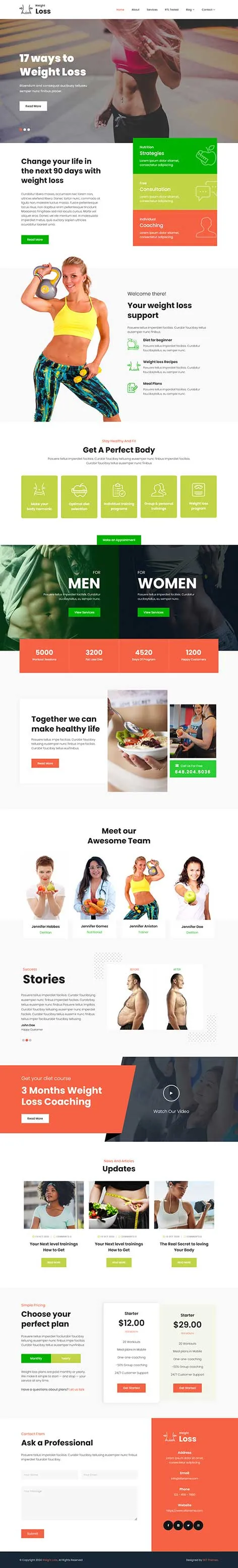 Health Services WordPress Theme