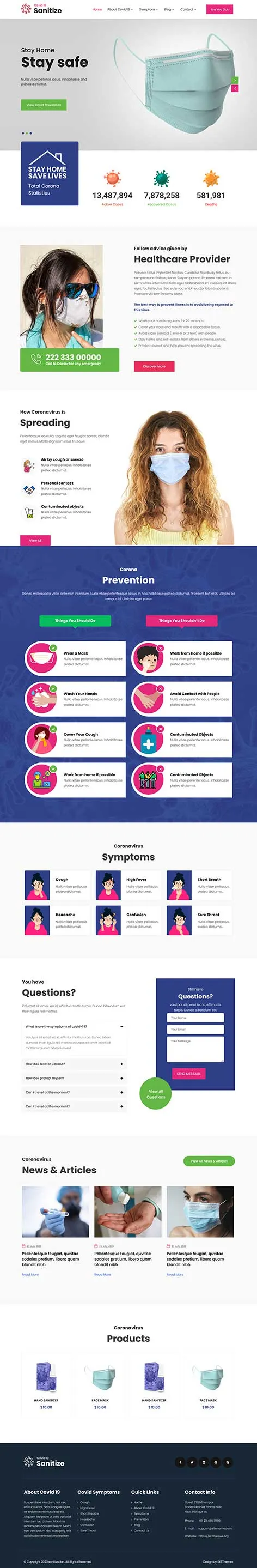 Healthcare WordPress Theme