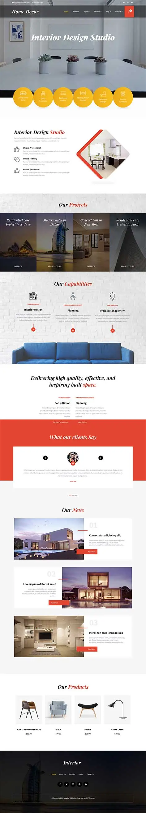 Home Decor WordPress Theme