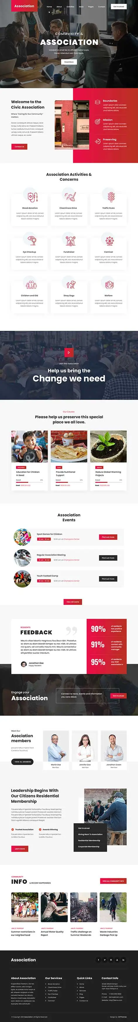 Homeowners Association WordPress Theme