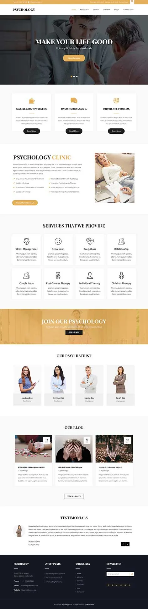 Hypnotherapy WordPress Theme