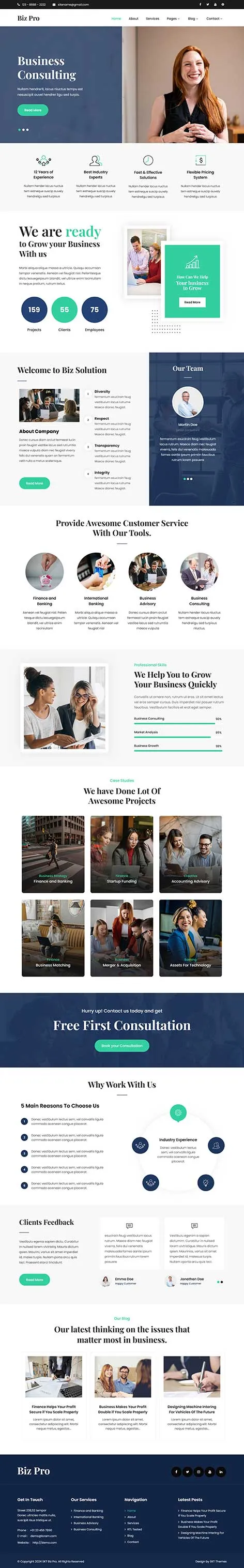 Influencer WordPress Theme