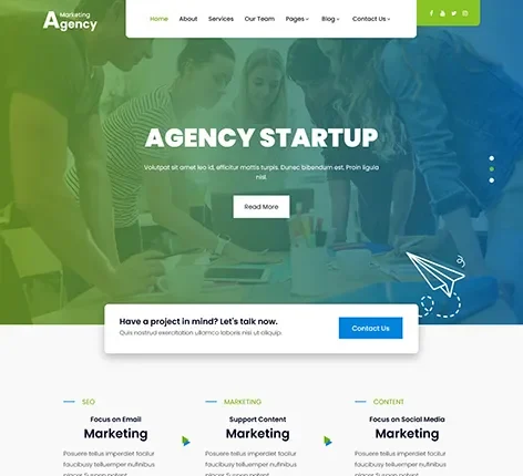 Internet Marketing WordPress Theme