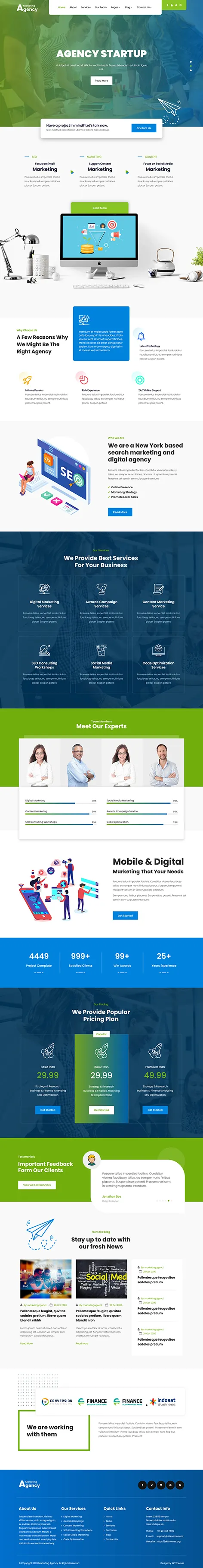 Internet Marketing WordPress Theme