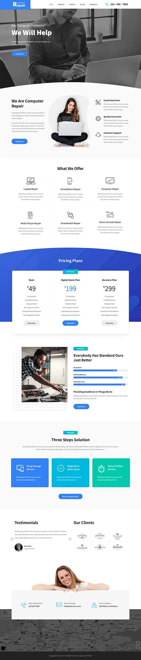 Internet Services Isp WordPress Theme