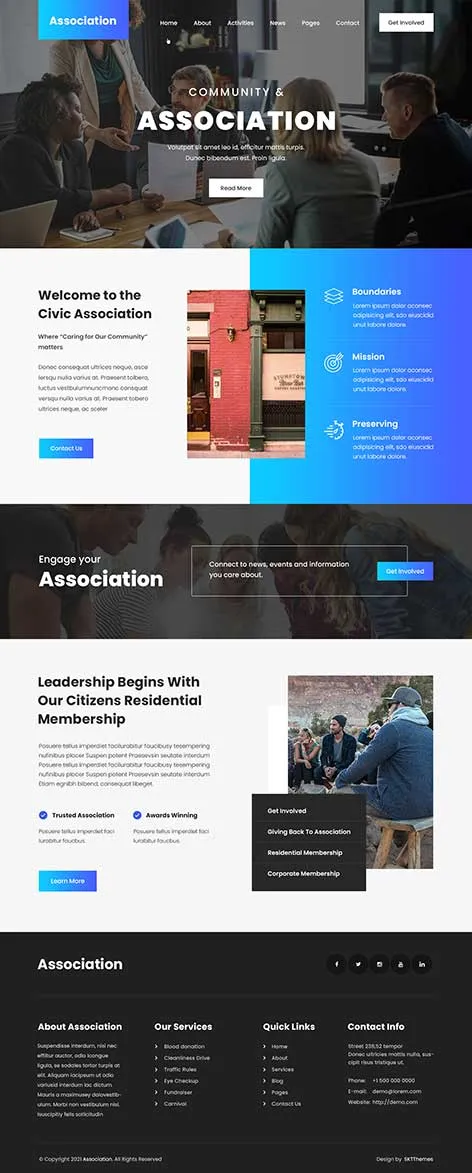 Intranet WordPress Theme