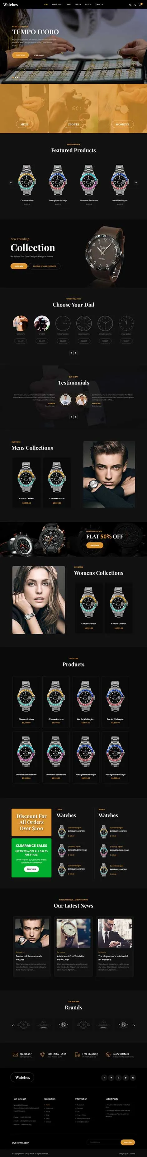 Jewelry Stores WordPress Theme