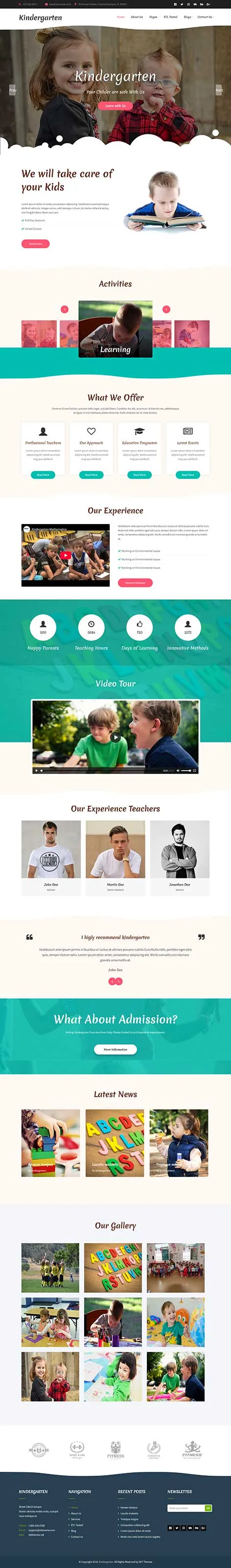 Kindergarten WordPress Theme