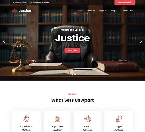 Law Firm Website Templates