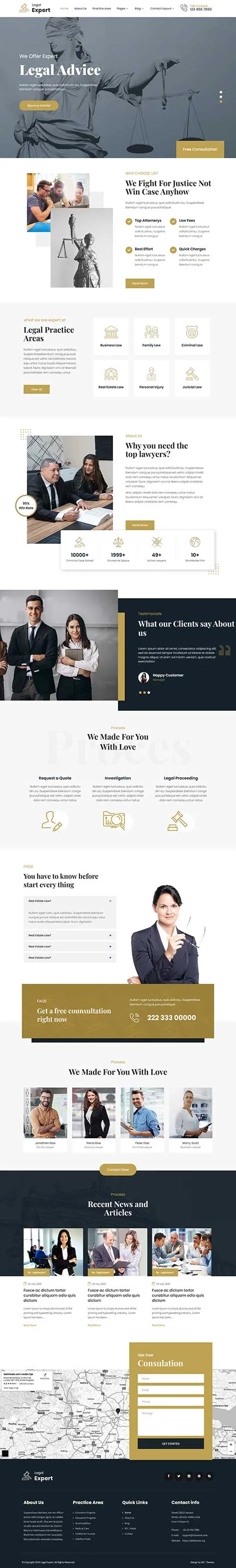 Legal WordPress Theme