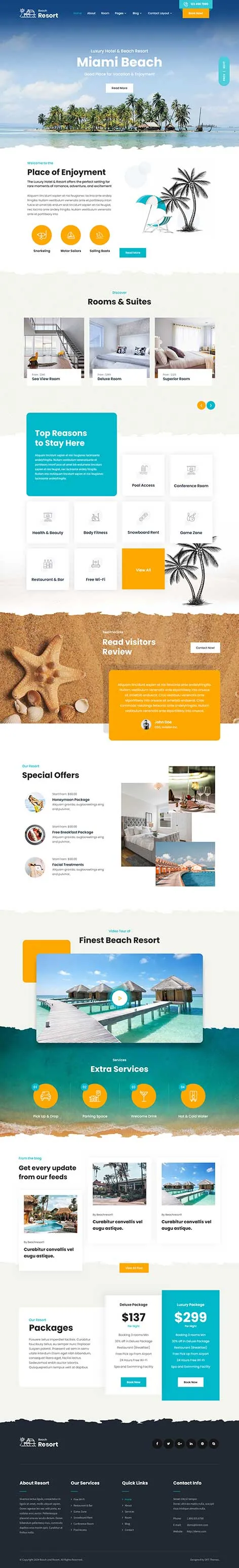 Leisure Center WordPress Theme