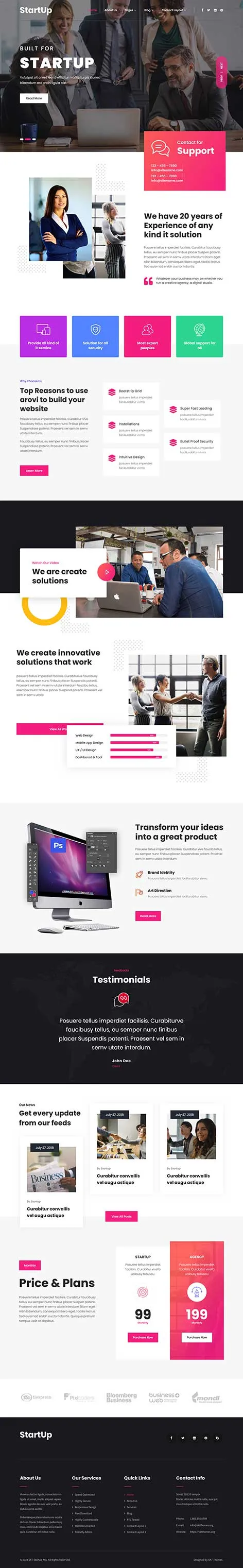 Lightweight WordPress Theme