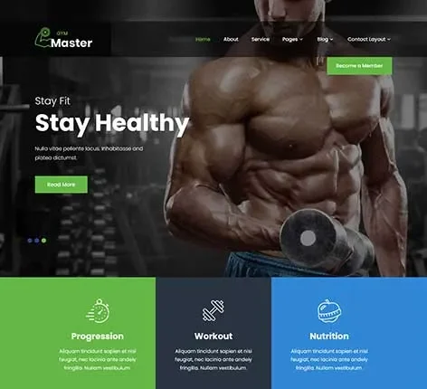 Masculine WordPress Theme