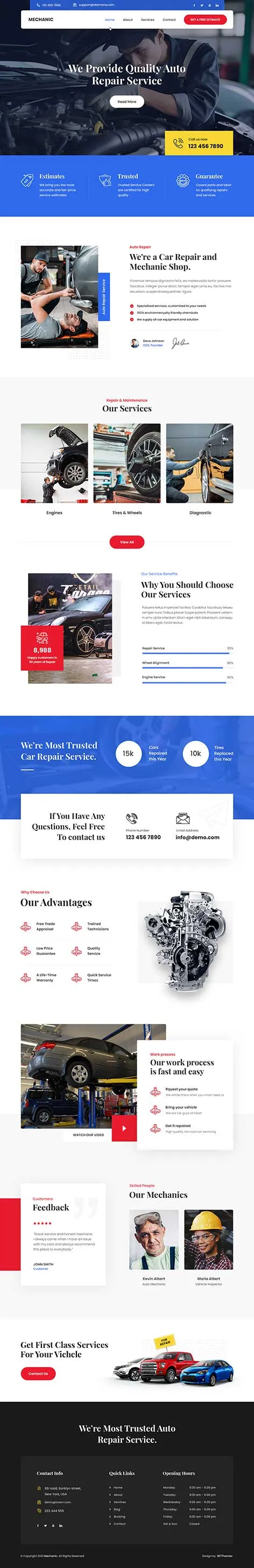 Mechanic WordPress Theme
