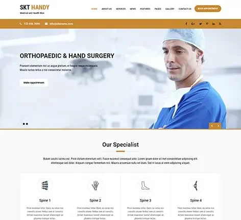 Medical Health WordPress Theme