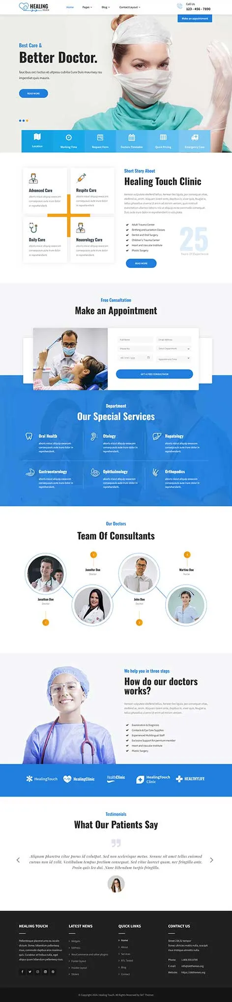 Medicure WordPress Theme
