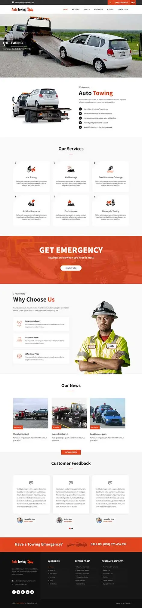 Medium Sized Businesses WordPress Theme